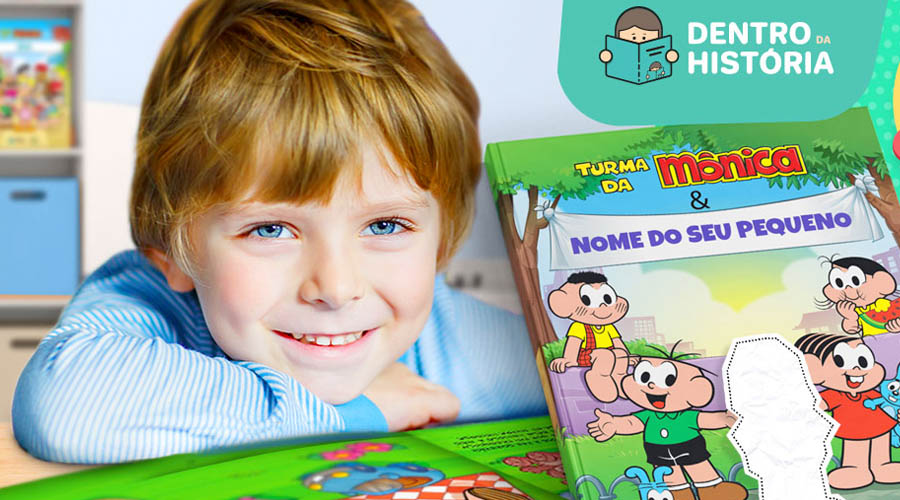 Turma da Mônica  Livro Personalizado Infantil