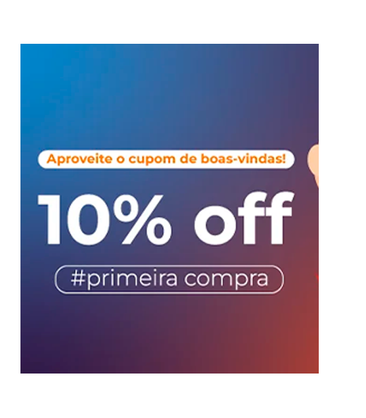 Cupom de boas-vindas