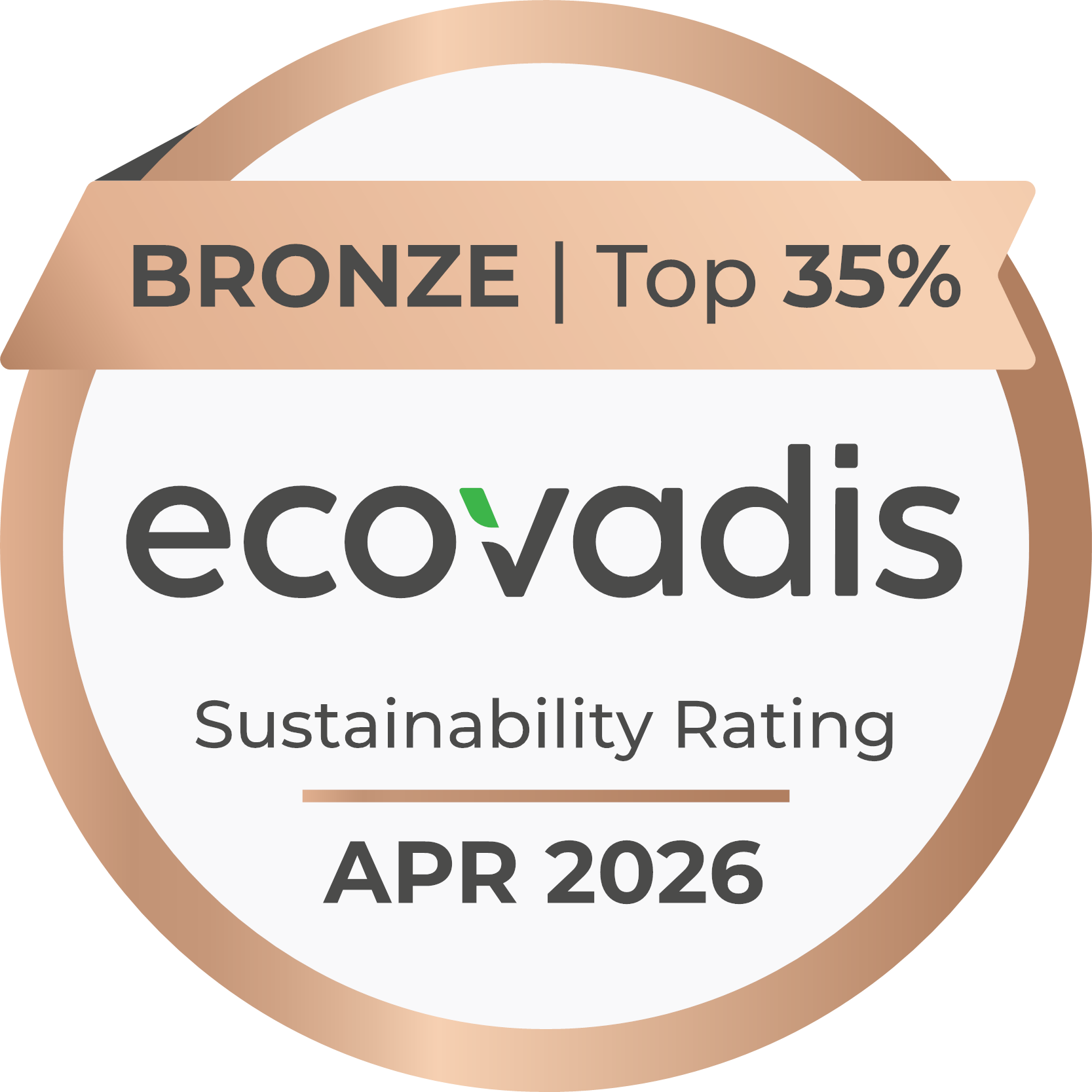 Selo EcoVadis 2026