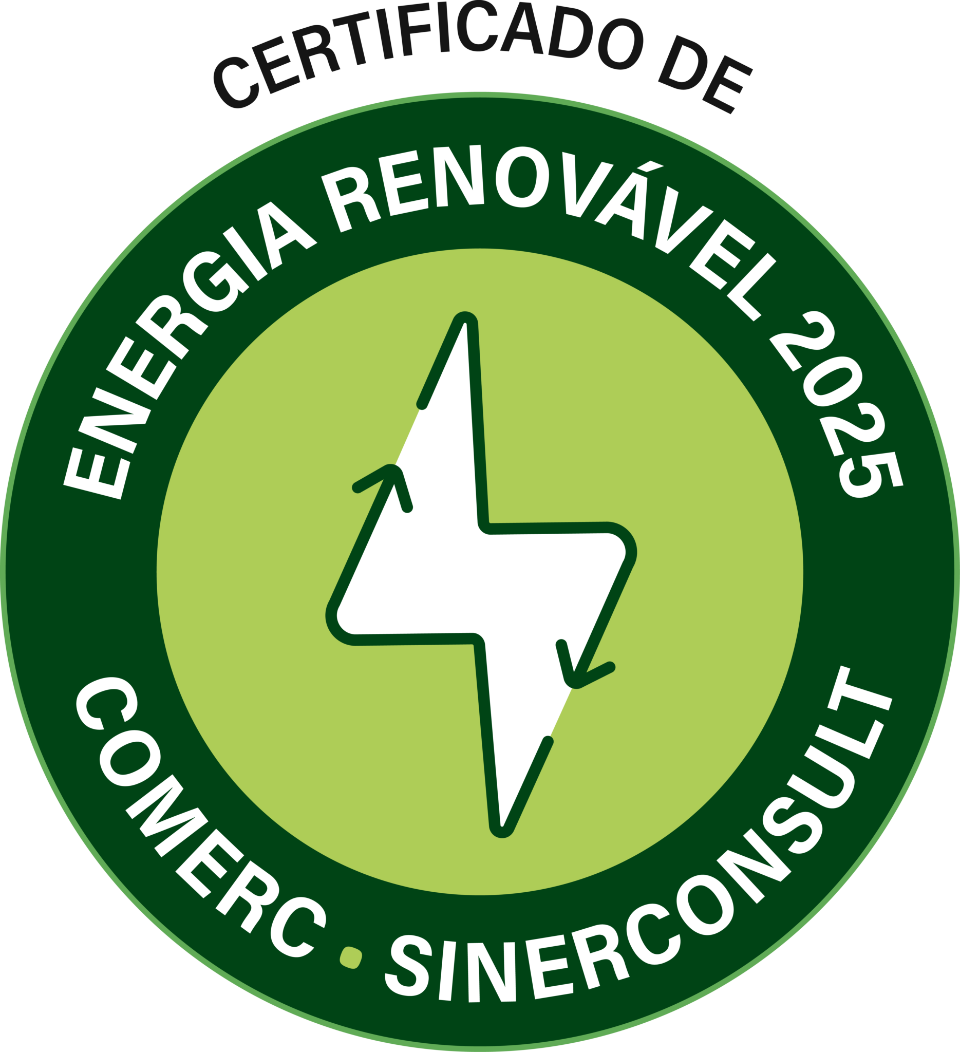 Certificado I-REC de energia renovável