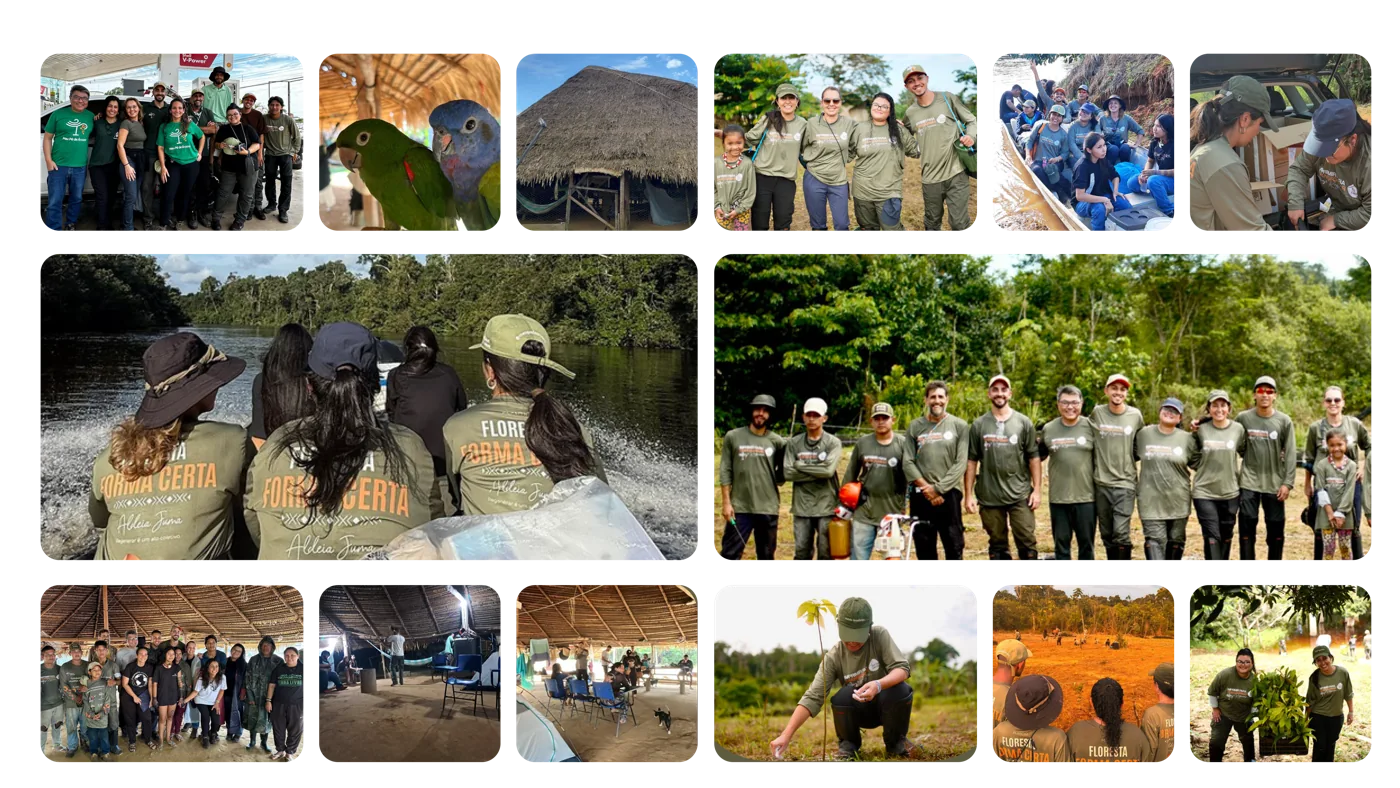 Team participation in the project with the Juma community
